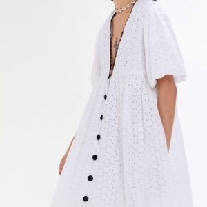 UO Tamlyn Eyelet Midi Dress